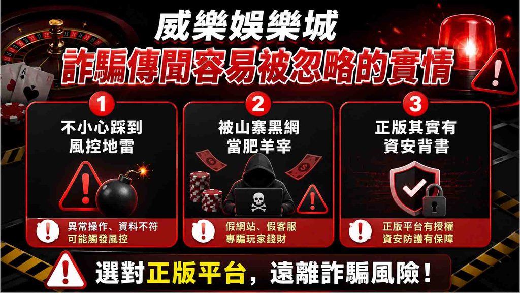 威樂娛樂城詐騙是真的嗎?5大出金實測+假網站辨識,揭開玩家最在意的真相 1