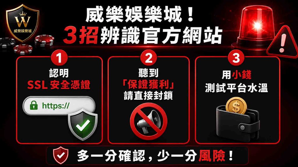 威樂娛樂城詐騙是真的嗎?5大出金實測+假網站辨識,揭開玩家最在意的真相 2